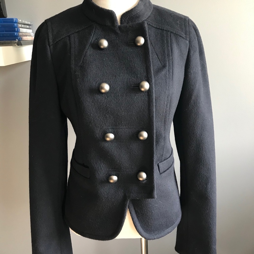 Loft navy wool jacket